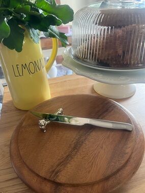 Vintage silver MCM Utensil rest